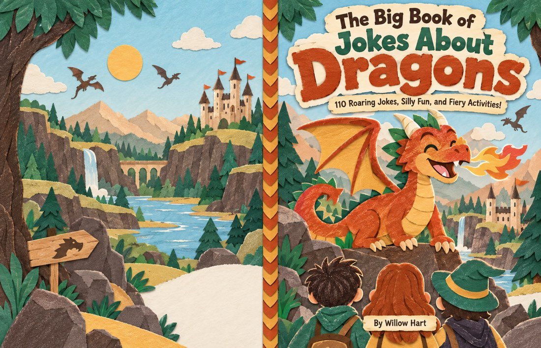 The wraparound paperback cover of a dragons book