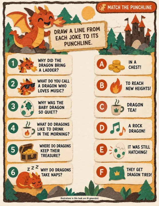 Page 9 of the dragons book — match the punchline