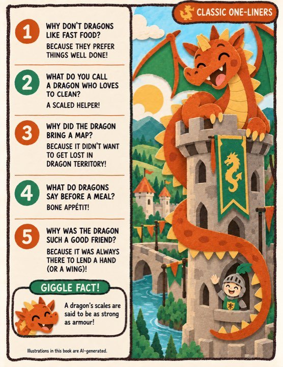 Page 2 of the dragons book — classic one-liners